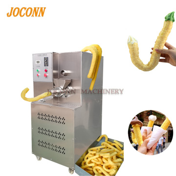 J Shape Mini Ice Cream Machine: Puff Corn Snack & Gelato Maker