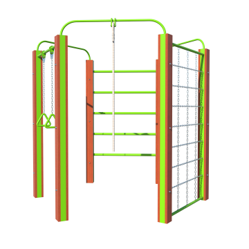 Комбинированный тренер на открытом воздухе