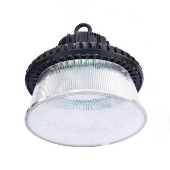 Outdoor Industrial Silver Oval Aluminum Transparent Reflector LED Light