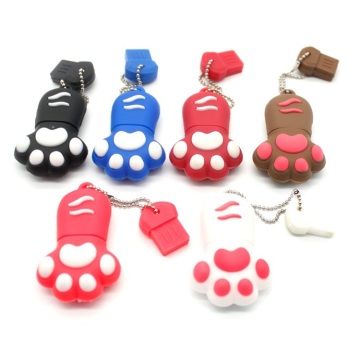 Pvc Cartoon Paw แฟลชไดรฟ์ Usb ส่วนบุคคล