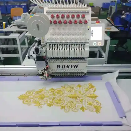 Computerized Maya Embroidery Machine for Flat Promotion Designs