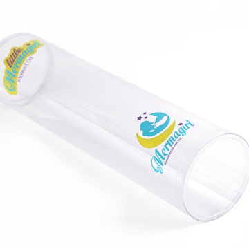 small plastic clear cylinders packed for headset