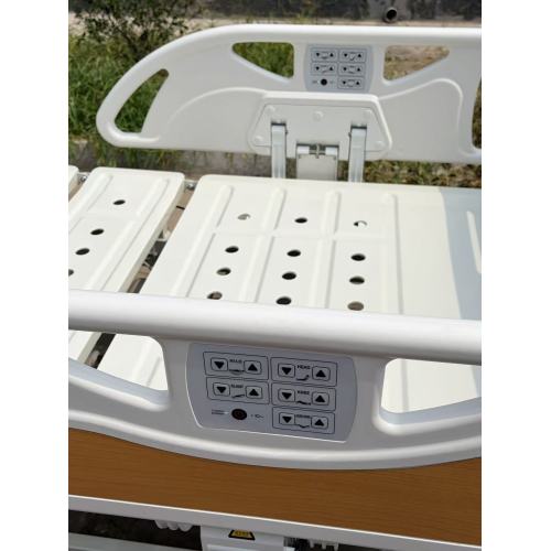 2026 New Luxury Electric 5 Function Medical Care Bed Thrombolysis Position Weighing System Dual Hand & Panel Control Hospital Pa