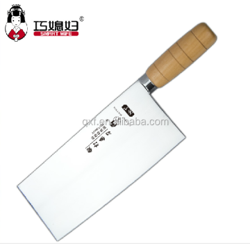 QXF Heavy Duty Stainless Steel Kitchen Chopping Knife with Wooden Handle
