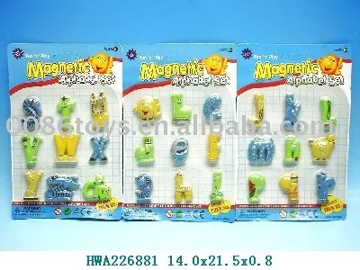 Magnetic alphabet toys