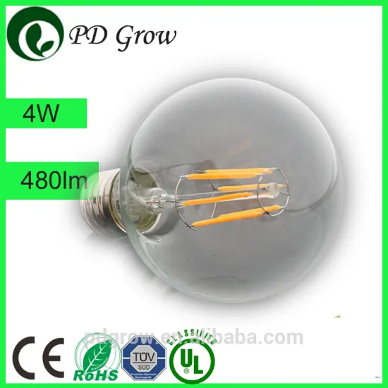 2016 Hikingwin 2700k G125 E27 6W vintage filament LED ligh bulb hot-sale in China