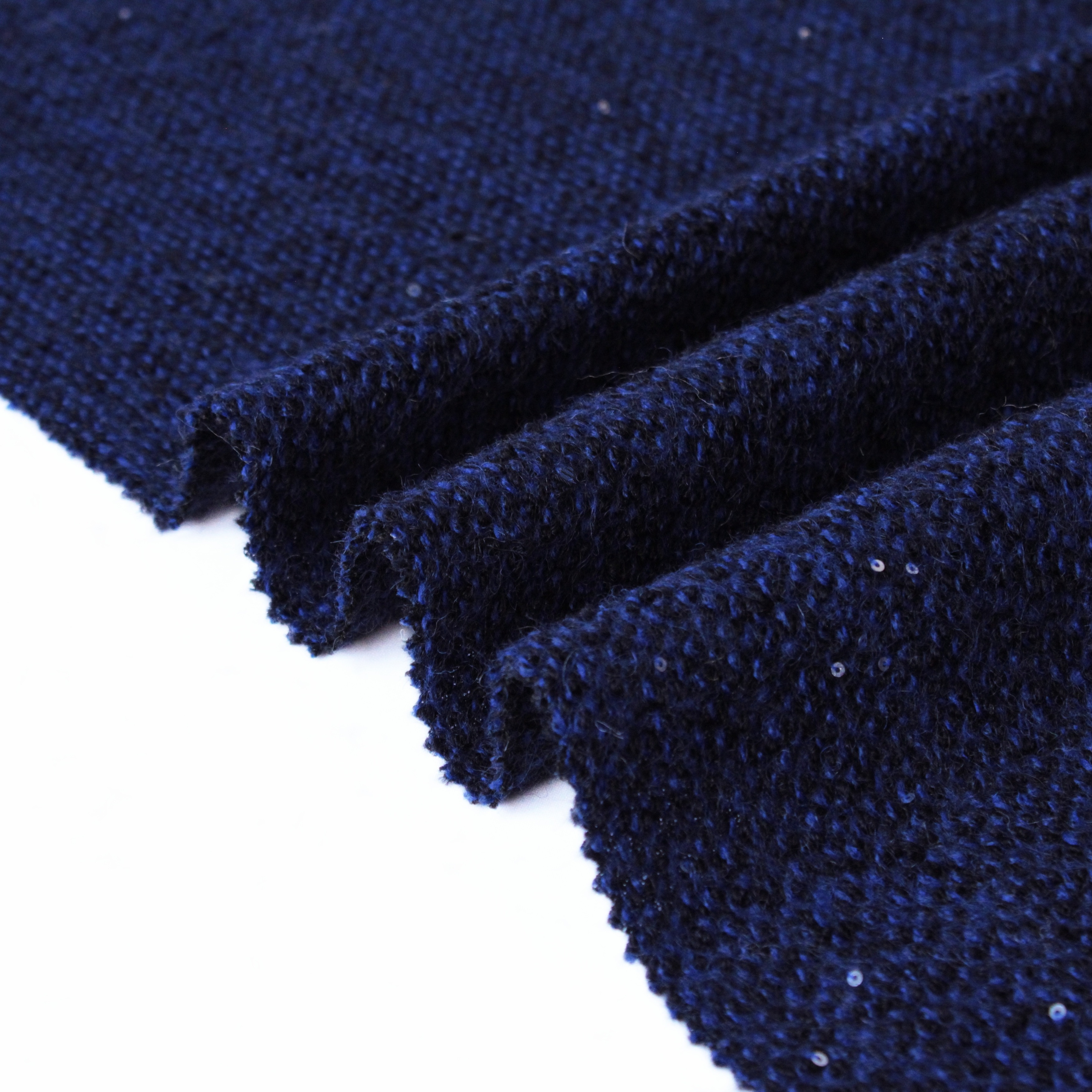 wool blend sequins fabric