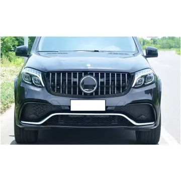 GLS63 Front and Rear Bumper Kit for Mercedes GL Class X166 GL350 GL450 Upgrade to GLS63 AMG 2013-2015 Headlights Taillights Body Kit