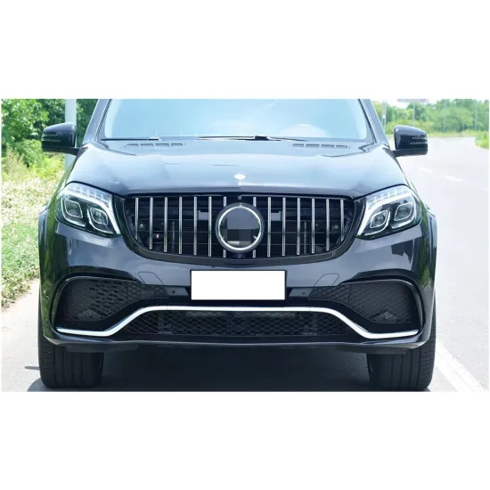 GLS63 Front and Rear Bumper Kit for Mercedes GL Class X166 GL350 GL450 Upgrade to GLS63 AMG 2013-2015 Headlights Taillights Body Kit