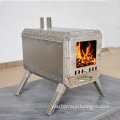 2024 High Efficiency Portable Camping Tent Stove with Wood Burning and Stainless Steel Chimney Pipe