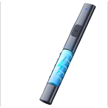 Black Shell Green Wireless Laser Pointer with USB Charging and Red Light Indicator for Teaching & Presentation