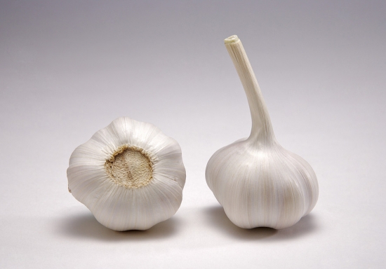 Natural Fresh Vegetables of Normal White Garlic