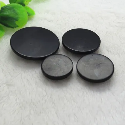 Natural Colored Cow and Buffalo Horn Button