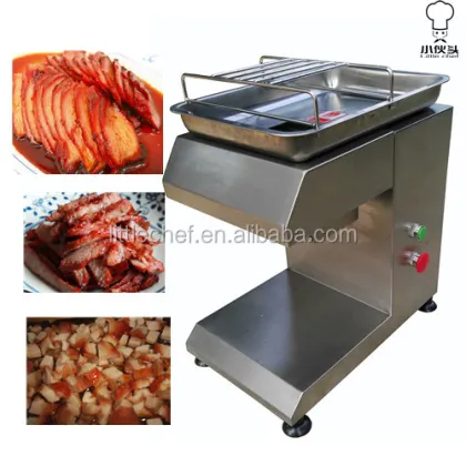 CE Food Grade Stainless Steel Restaurant Safe Fresh Meat Slicer