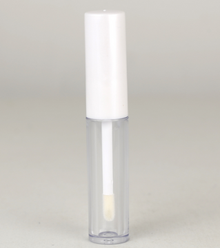 New square white matte lipgloss container for lip gloss tube
