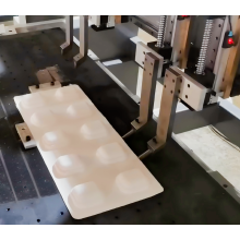 Intelligent high-speed pulp products v grooving machine