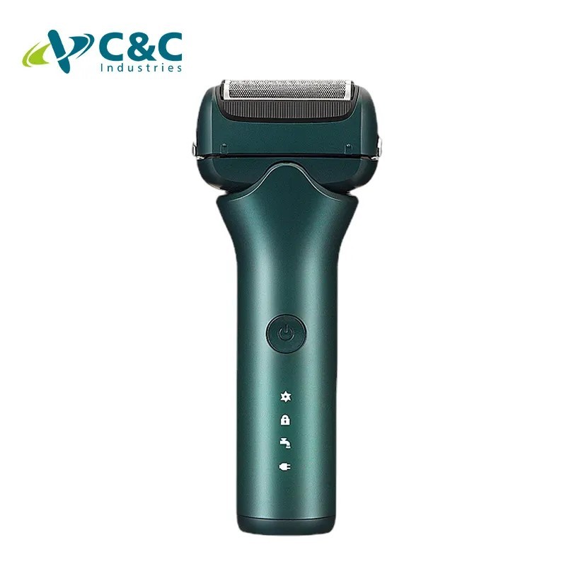 Modern Electric Shaver with USB Rechargeable and Waterproof Design