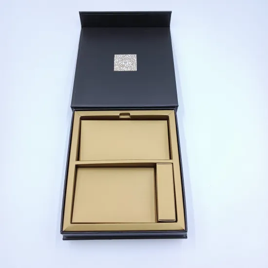 Custom Premium Gold Foil Cosmetic Packaging Box