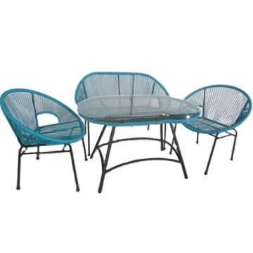 Waterproof Stackable Garden Furniture Chair and Table Sets