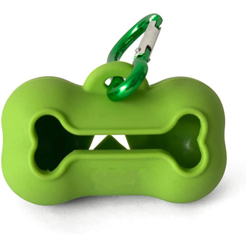 Eco-Friendly Silicone Dog Avfallspåse Dispenser med karabiner