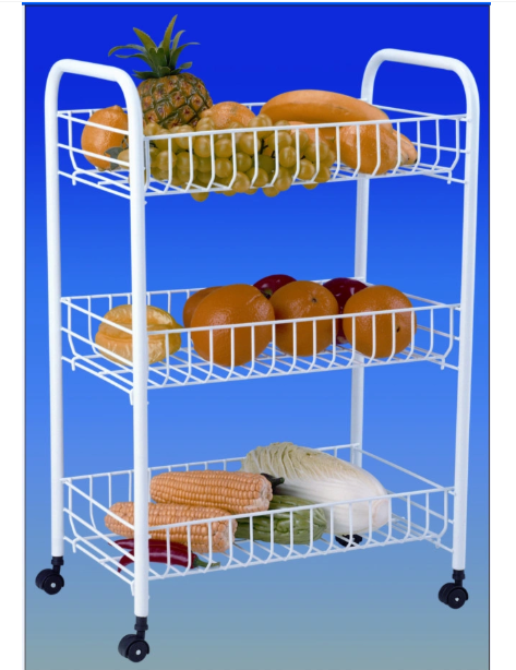 4-layer rolling trolley for kitchen