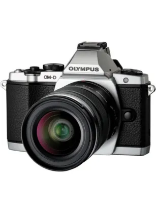 Olympus OM-D E-M5 Mirrorless Micro Four Thirds Digital Camera With 12-50mm Lens (Silver)