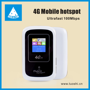 Portable LTE 4G mobile hotspot with 2400mAh battery,10users,3G/2G supported, LT10