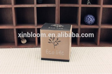 hot-selling Korean country trees ceramic mug with lid and spoon, promotional cup