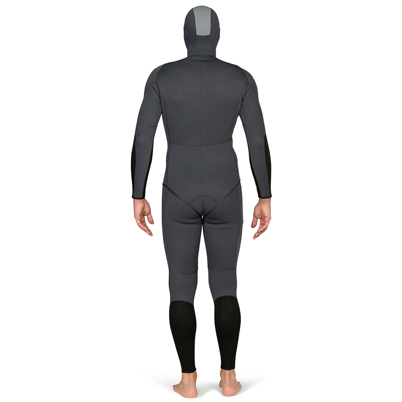 Mens Spearfishing Hunting Jacket 3mm Neoprene Grey