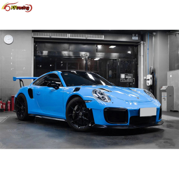 GT2 RS Style Carbon Fiber Bumper Spoiler Kit for Porsche 911 991.1 Turbo S 2013-2015