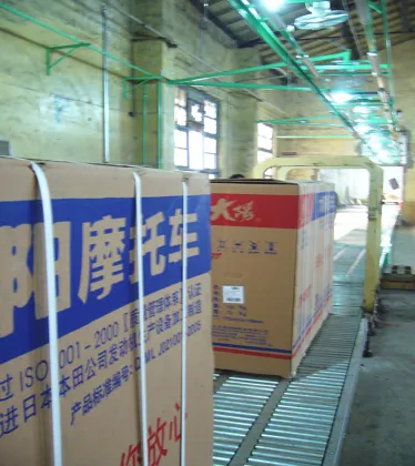 Motorcycle Packaging Line Conveyor System