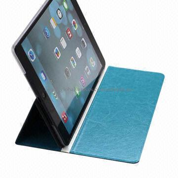 Leather stand case for iPad Air, hit color and simple design