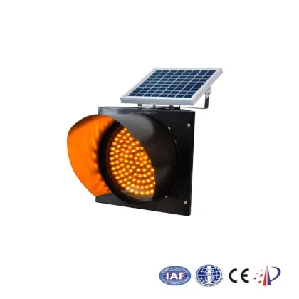 Solar Portable Traffic Light with Surface Traffic Lights Bulb