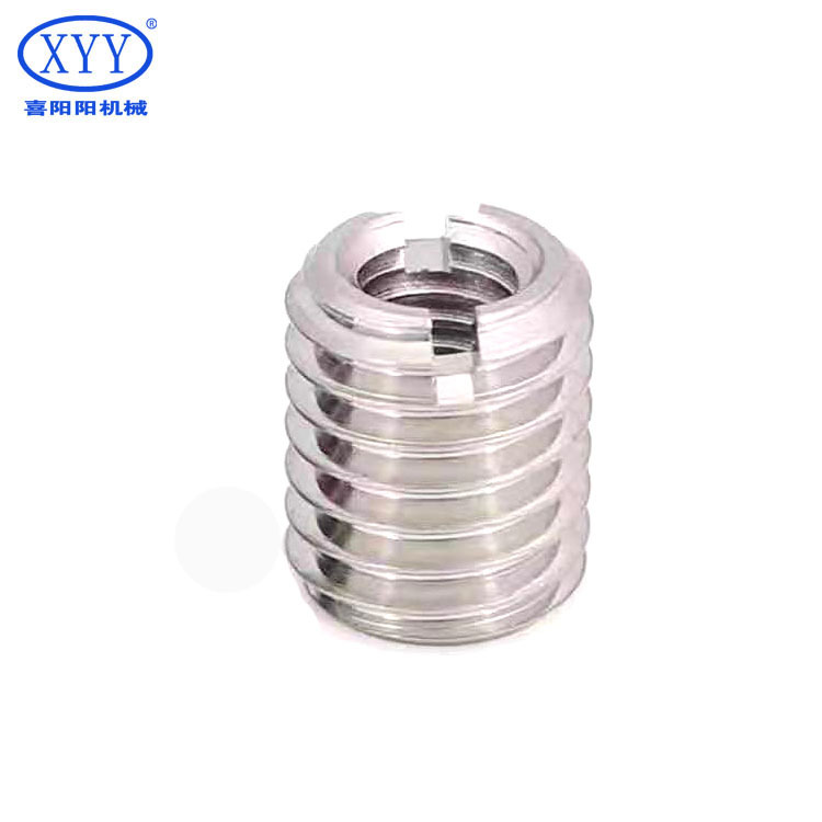 Factory Sales Stainless Steel Self-Tapping Slotted Thread Insert M2 M3 M4 M5 M6 M8 Fasteners