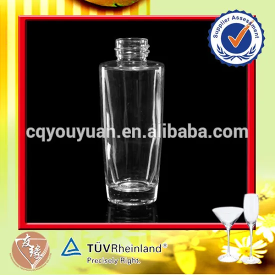 Top grade 50ml elegant perfume bottles with screw cap