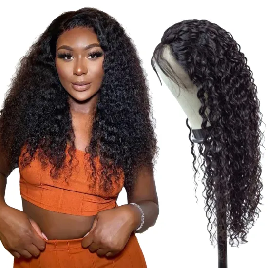 Custom HD 13X6 Lace Frontal Wig, Wholesale Brazilian Virgin 150% 180% HD Full Lace Human Hair Wigs, Pixie Virgin Lace Wig 13x6