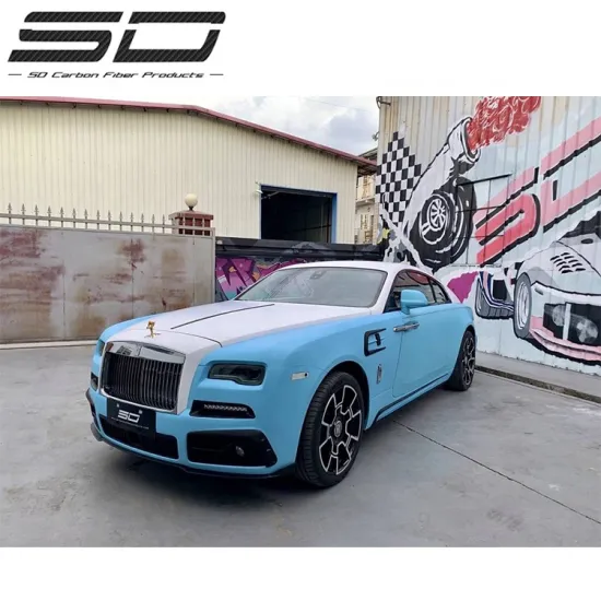 MSY Style Full Set Body Kit for Rolls Royce Wraith: Front Bumper, Rear Bumper, Side Skirts, Fender, Rear Spoiler, Bonnet