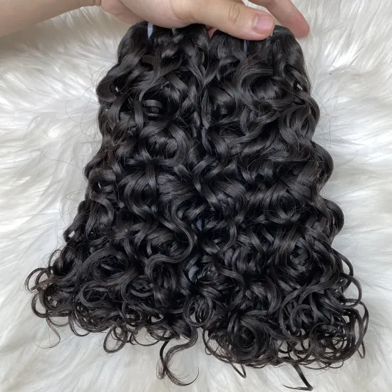 Top Quality 100% Raw Human Hair Water Wave Bundles Wholesale