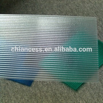 Clear Plastic Glittering PC board and glass polycarbonate ceiling hollow panel