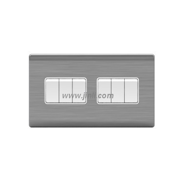 W83A series -- 6 gang 1 way  wall switches 147 size