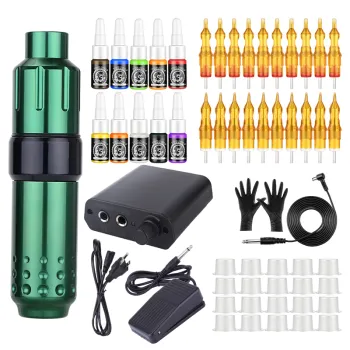 Professional Factory Price Custom Beginner Tattoo Machine Full Set