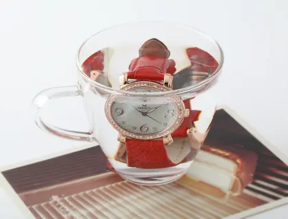 Quartz watch womens' watch stainless steel