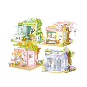 Creative Park Series Street View 516601 &amp; Building Block Set Moc Bricks: un regalo per giocattoli per l'educazione puzzle per ragazze
