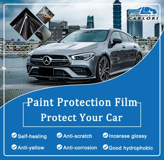 vehicle paint protection film self-healing