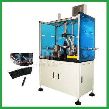 Electric bicycle motor stator wedge insertion machine