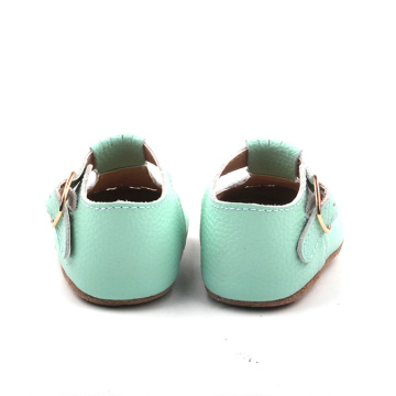 Mocassins infantis para meninas, sapatos de bebê Mary Jane