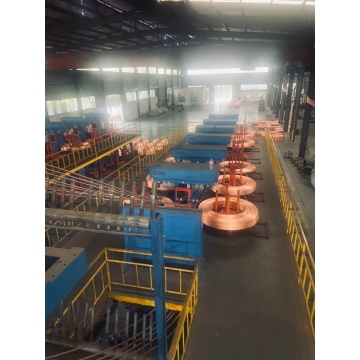 Línea de producción de fundición continua para procesamiento de metales