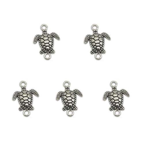 Legierung Schildkröte Anhänger Künstliche Meerestier Charms DIY Art Decor Halskette Schmuck Handgemachtes Ornament