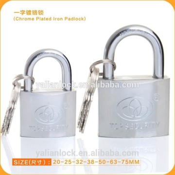 Cheapest Price Chrome Plated Iron padlock