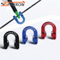Ship From USA Warehouse Archery Aluminum D Loop Release Bowstring Safety Release Metal For Compound Bow Shooting Accessories